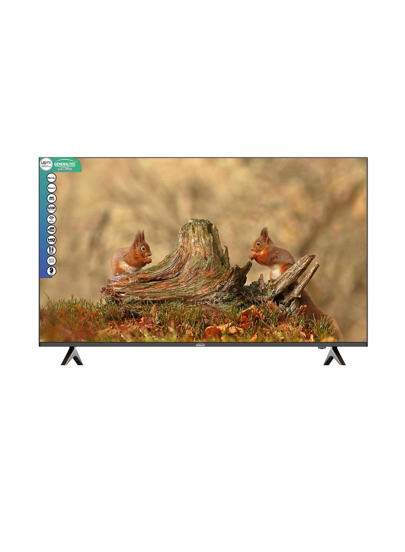 GENERALTEC تلفاز جنرالتيك الذكي 65 بوصة 4K Ultra HD LED مع WebOS، 2 جهاز تحكم عن بعد، جهاز تحكم سحري، تصميم شاشة سينما 4K Ultra HDR، صوت دولبي، تحكم صوتي ذكي، تطبيقات يوتيوب، نتفليكس، شاهد - Image 1